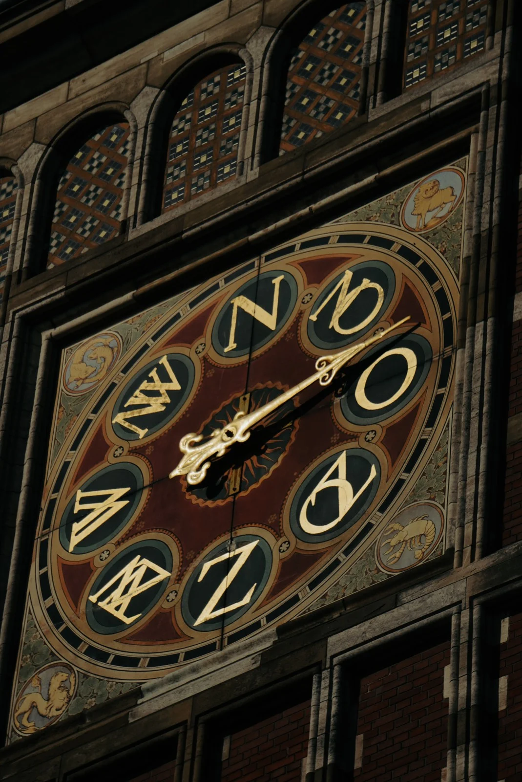 Ornate clock detail