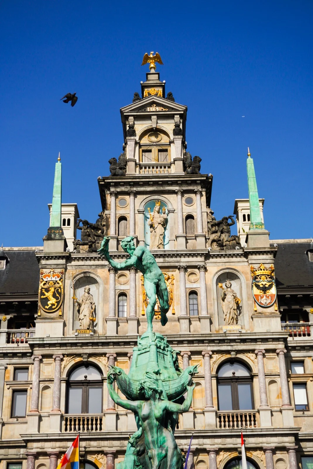 Ornate civic facade